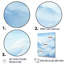 «Blue Clouds Scenery Minimalisme I», reproduction sur toile-460677367-460677354