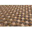 Tapis d'intérieur / extérieur en polypropylène tissé à la machine en patchwork brun clair naturel / brun Macri-728480012