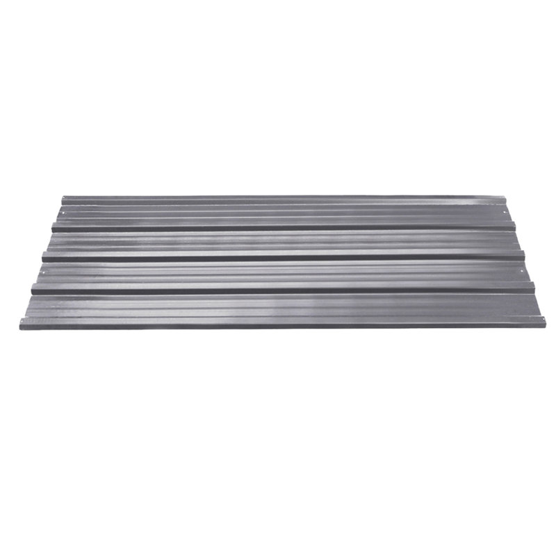 Dakota Fields Steel Roofing Kit, 129cm H x 45cm W x 0.48cm D, Grey