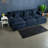 Spacious Modular Chenille Sofas, Modern Blue Diy Living Room Sectional