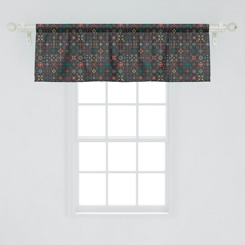 Ensemble de 2 cantonnières de style bohémien Ambesonne