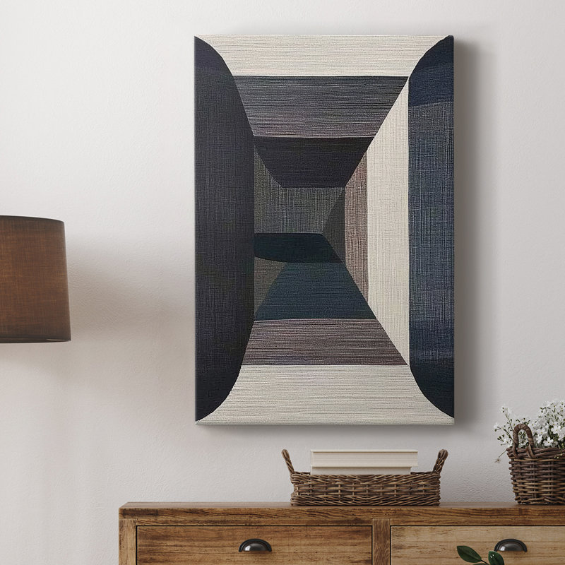 ABSTRACT Series DCL XXV - Cavas de galerie sur mesure, H 36 po x l 24 po