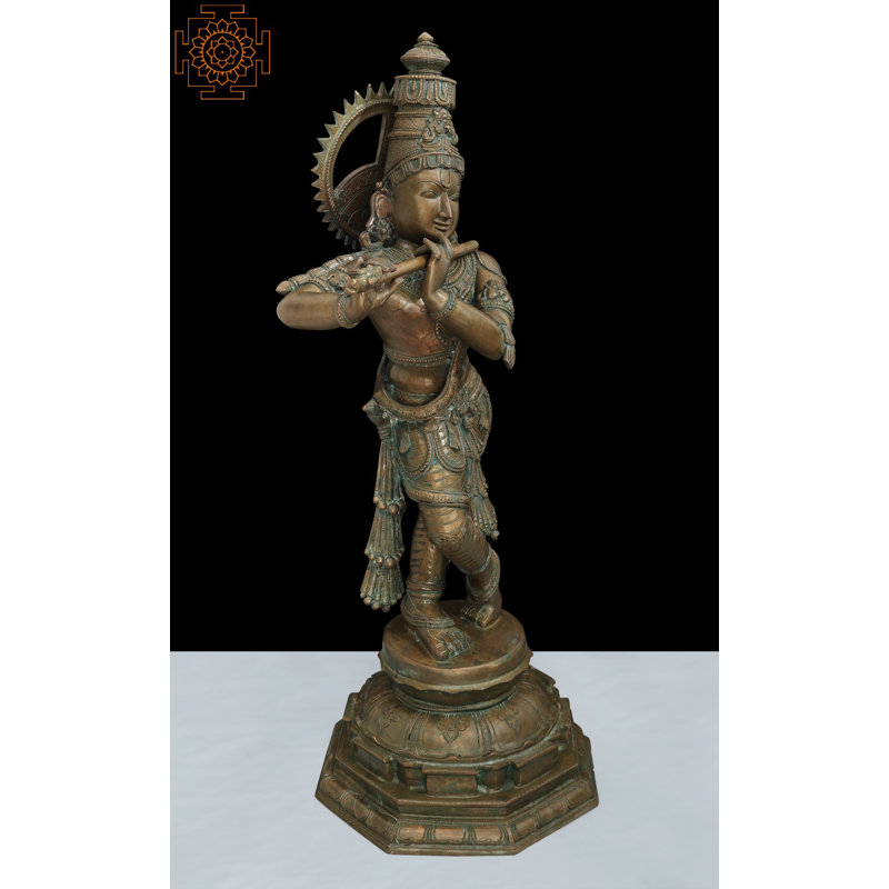 Figurine souriante Tribhanga Murari