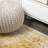 Audrey Bohemian Ornate Medallion Orange/White Rug-992130226