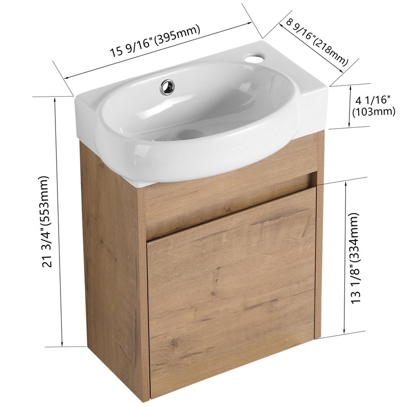 Meuble-lavabo simple avec plateau 16,82 Bernando