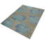 Lux Rose Floral Area Rug in Blue/Taupe-45410798
