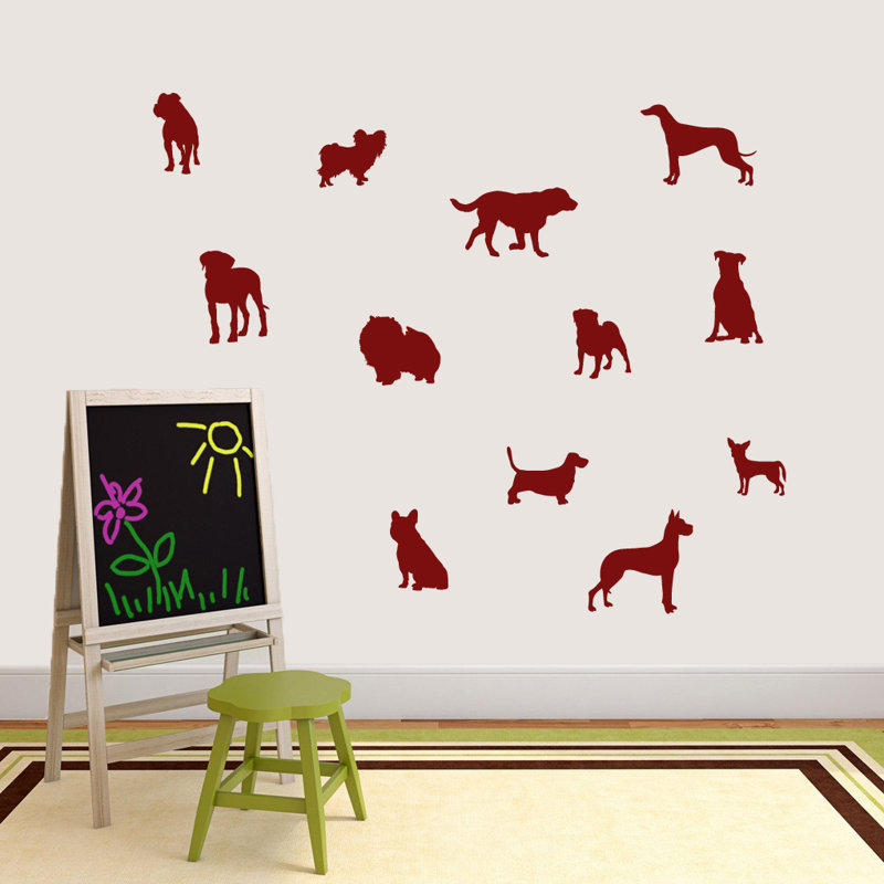 Adhésif décoratif chien, Canneberge