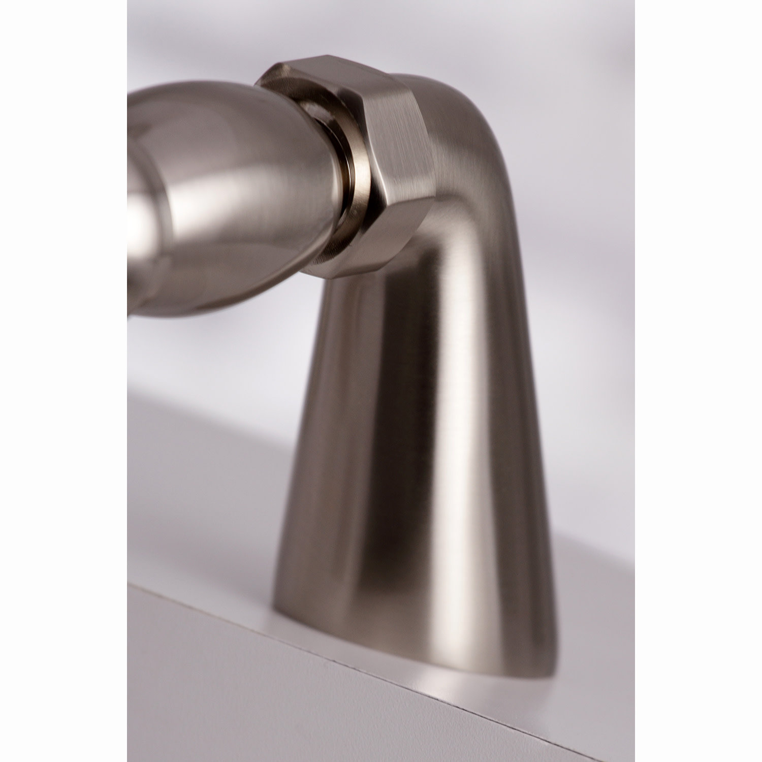 Kingston Deck Clawfoot Tub Faucet with Hand Shower, Brushed Nickel