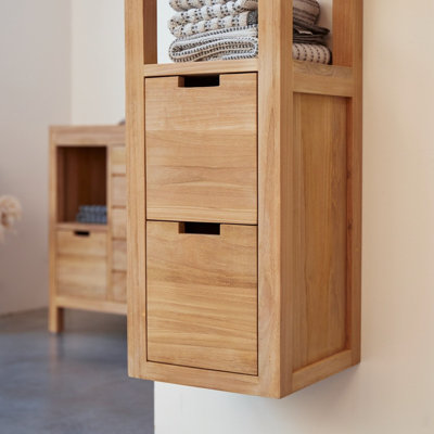 Serena Solid Wood Linen Cabinet