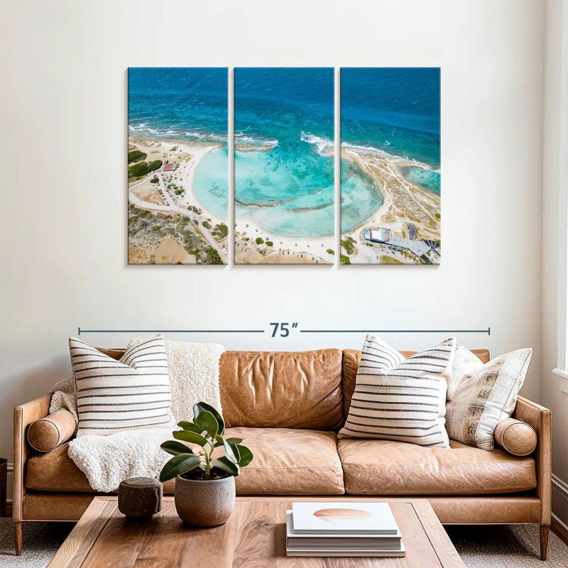 Gillard Baby Beach Aruba, 36" H x 57" W