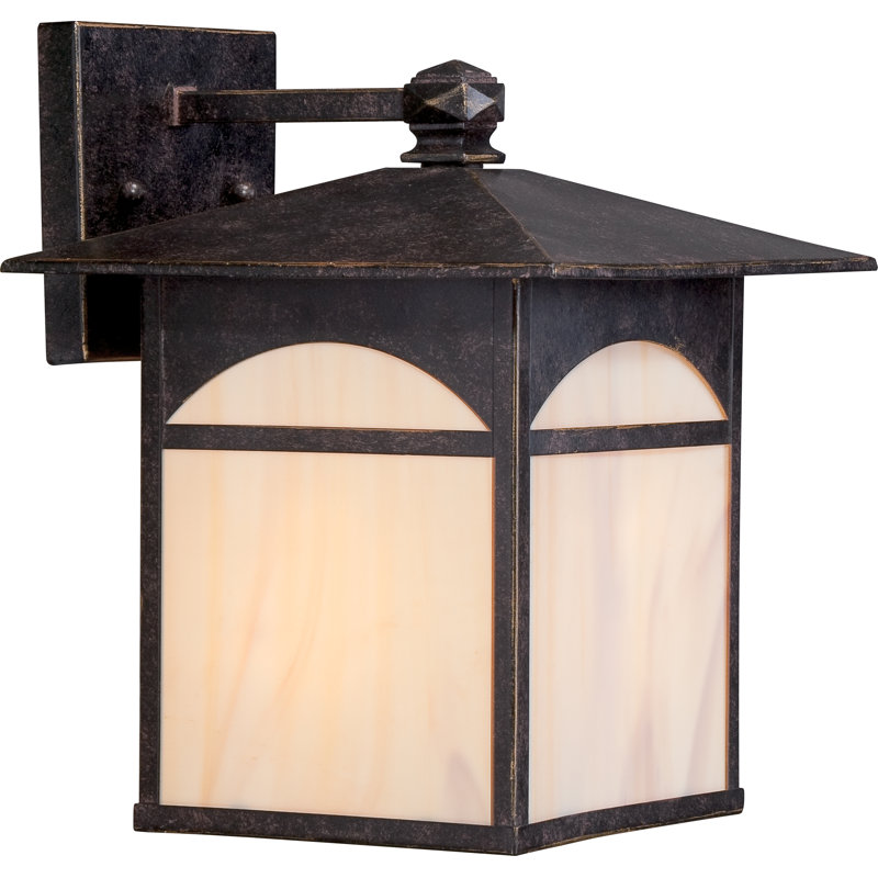 Lanterne murale d'extérieur Dissinger, H 10,13 po x l 7,75 po, Incandescente A19 de 60 W