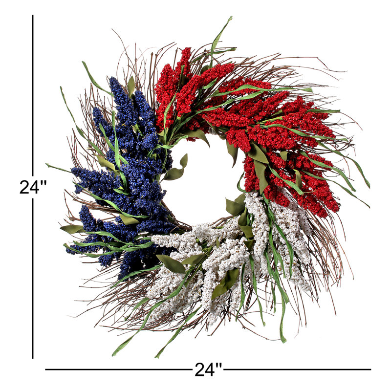 Couronne en mousse 24 po Astilbe