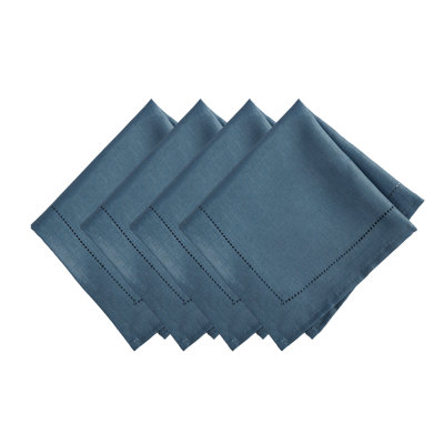 Kapellen Eyelet Punched Border Fabric Napkin