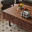 Table de bout en noyer noir