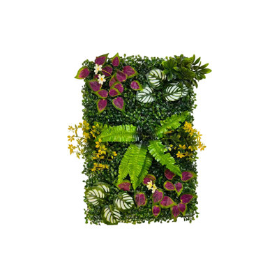 Artificial Hedge  Fence   Expandable Faux Leaf Screen Panel   Decorative  Wall For Balcony