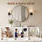 Aluminum Frame Round Wall Mirror, Modern Circle Mirror for Bathroom Vanity, Entryway, Living Room-126561343-126356014