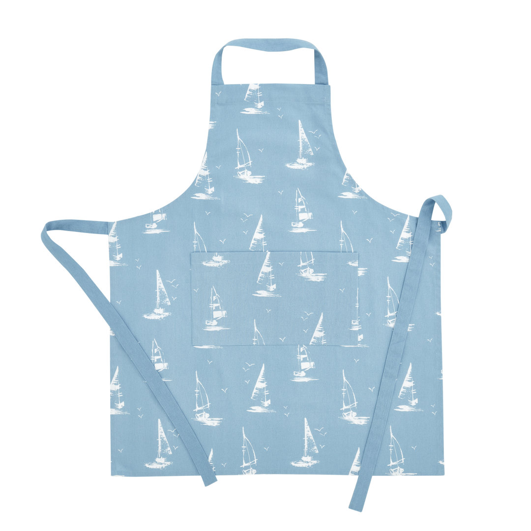 Salcombe Boats Cotton Kitchen Adult Apron