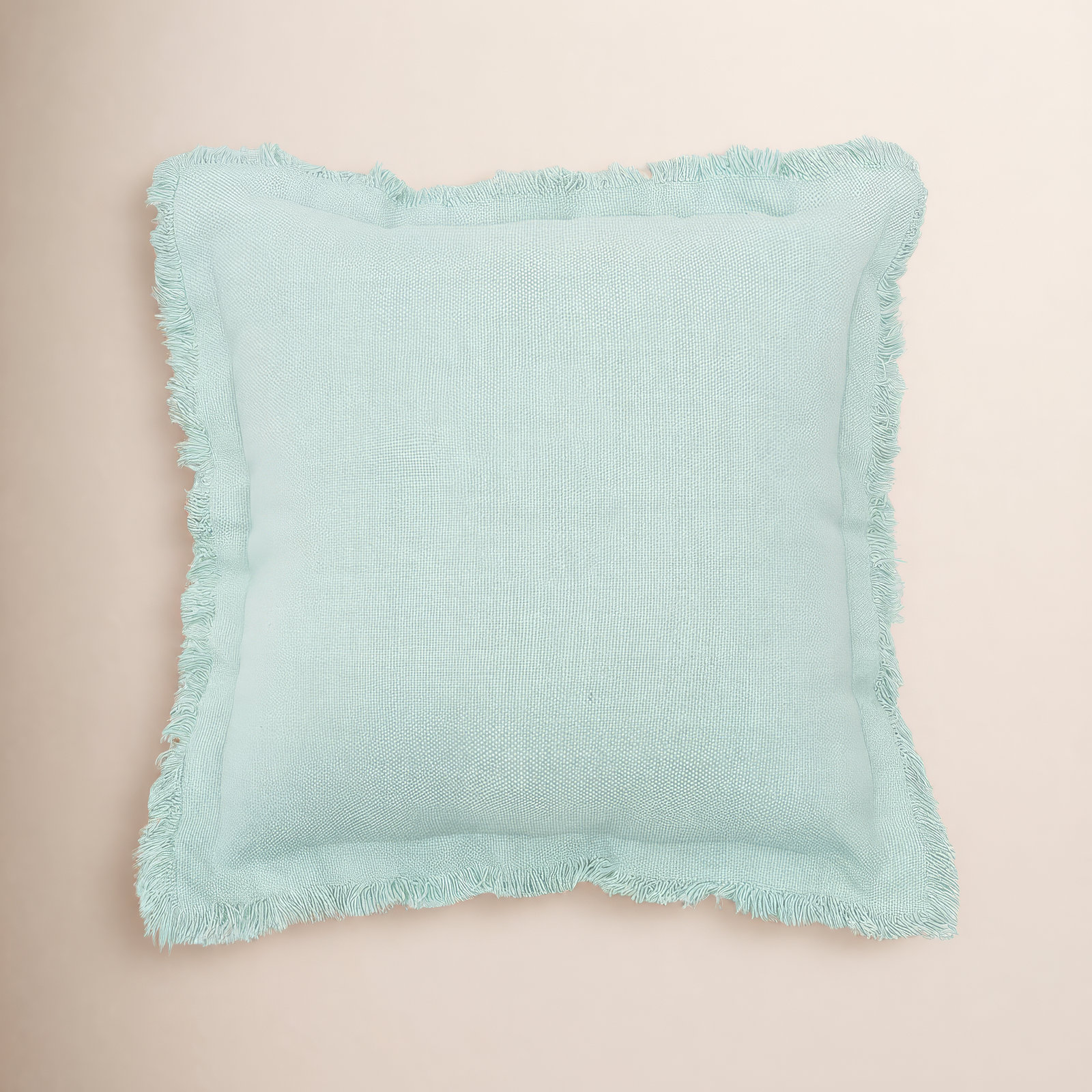 Porter 18" x 18" Cotton Throw Pillow, Seaglass