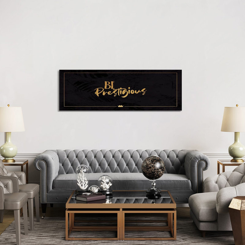 Be Prestigious by Milli Villa - Wrapped Canvas Panoramic Print, 50.8cm H x 152.4cm W x 1.91cm D