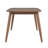 Faught Mid-Century Modern Tapered Dining Set - Leather, 63" Dining Table And 4 Chairs-477853676-477853674