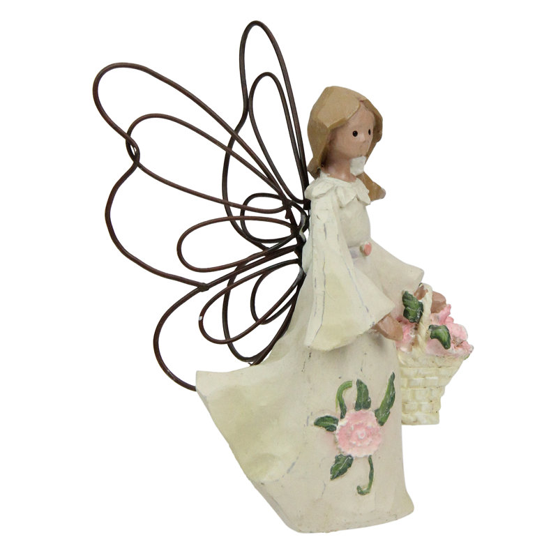 January Monthly Angel Carnation Figurines #49301