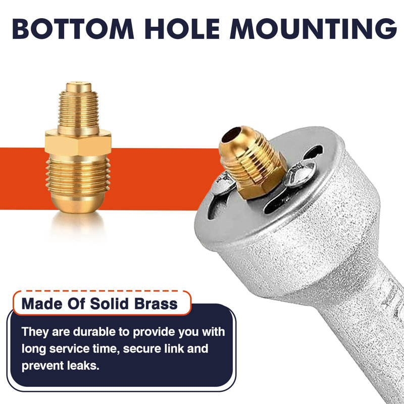 Tête de brûleur en fonte à haute pression, régulateur de 0 à 20 psi, tuyau de 4,1 pi et raccords en laiton pour barbecue, brassage, cuisine extérieure