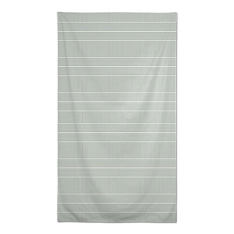 Sanni Striped Tablecloth, Green