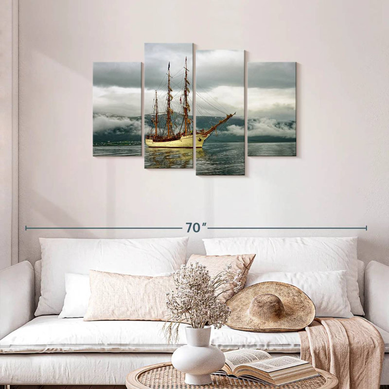 Mehar Norwegian Ship, 27" H x 43" W