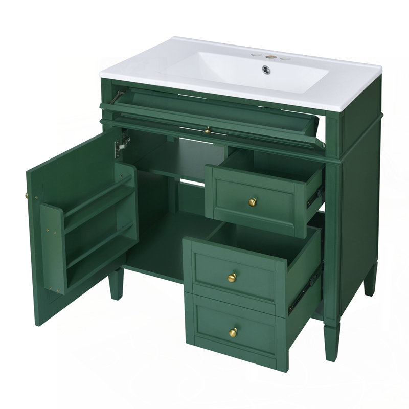 Meuble-lavabo moderne avec rangement spacieux et design élégant