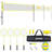32ft, 26ft and 20ft Width and Height Adjustable Volleyball and Badminton Combo Set with Net