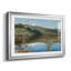 Paysage de lac avec des fleurs blanches - Inconnu (monogramme EK / AKK) - reproduction encadrée avec passe-partout et verre - 1899-499945916-499945919-499945923