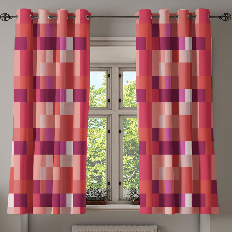 Sateen Blackout Curtain Pair, 50" W x 54" L