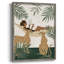 Tropical Reading I Framed Print - Solid Wood 49944-1894679114