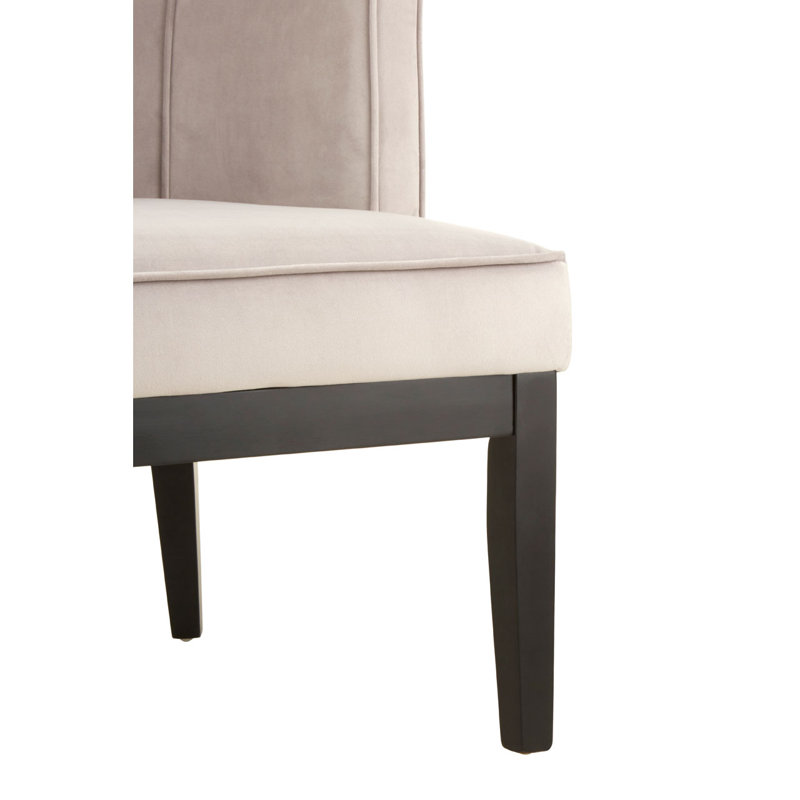 Bryanty Upholstered Armchair, Light Grey