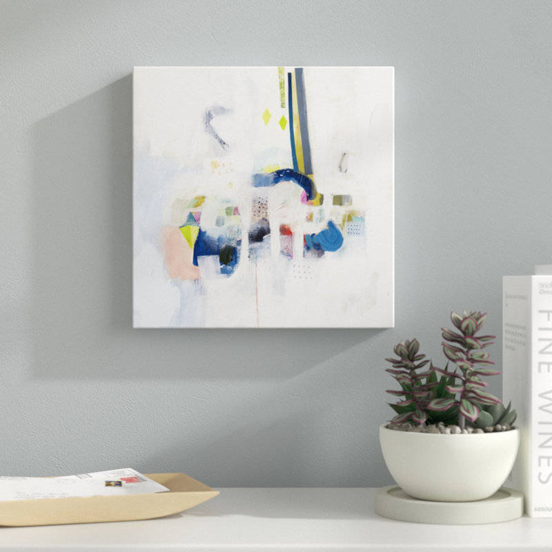 Boardwalk Taffy II - Wrapped Canvas Painting, 30cm H x 30cm W