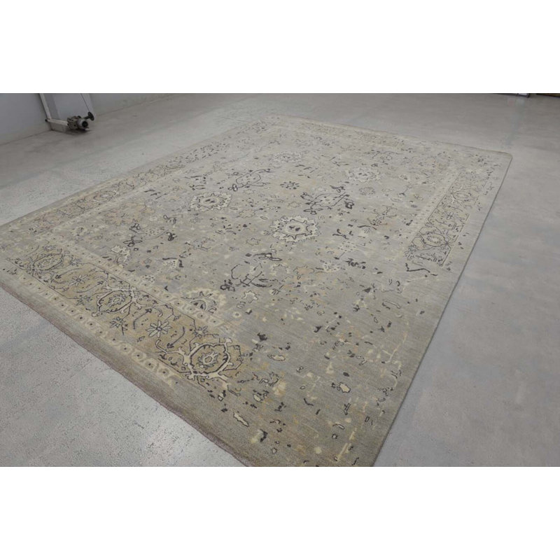 Transitional Hand Knotted Wool Oriental Area Rug