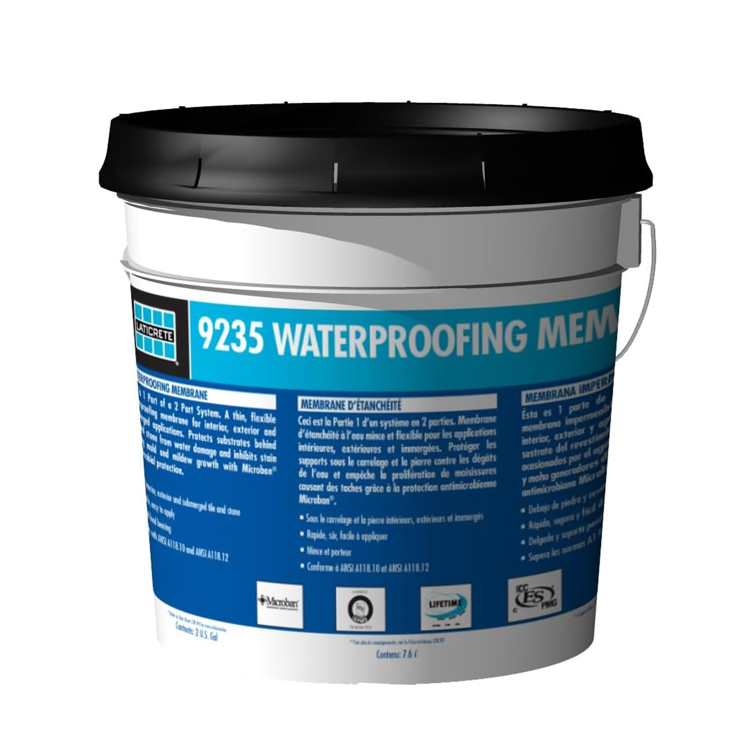 Laticrete 9235 Waterproofing Membrane Mini Kit (2 Gal) - Wayfair Canada