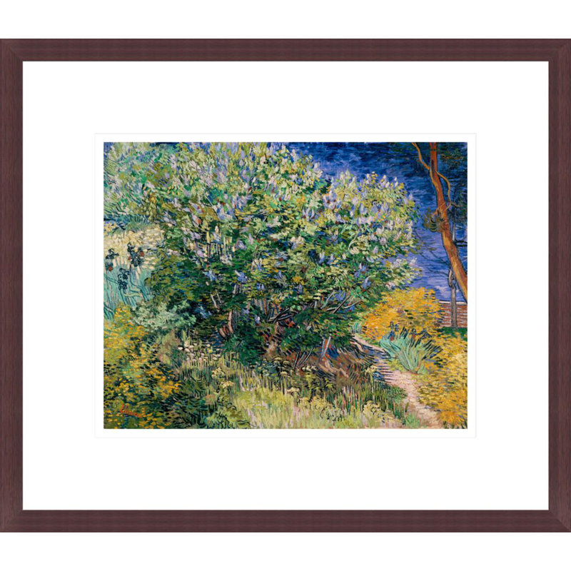 Lilas Bush par Vincent van Gogh, H 13,75 po x l 15,89 po
