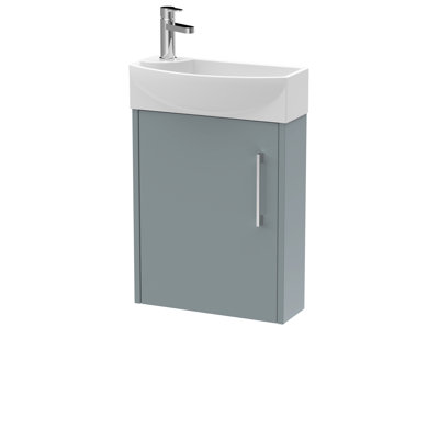 Juno 450mm Single Bathroom Vanity with Integrated Vitreous China Basin