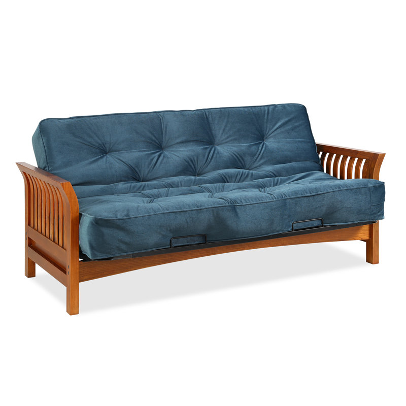 Futon avec matelas Boston, Indigo