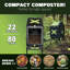 21 Gal. (2.80 cu. ft.) All-Season Heavy-Duty Outdoor Single Chambers Tumbler Composter Bin