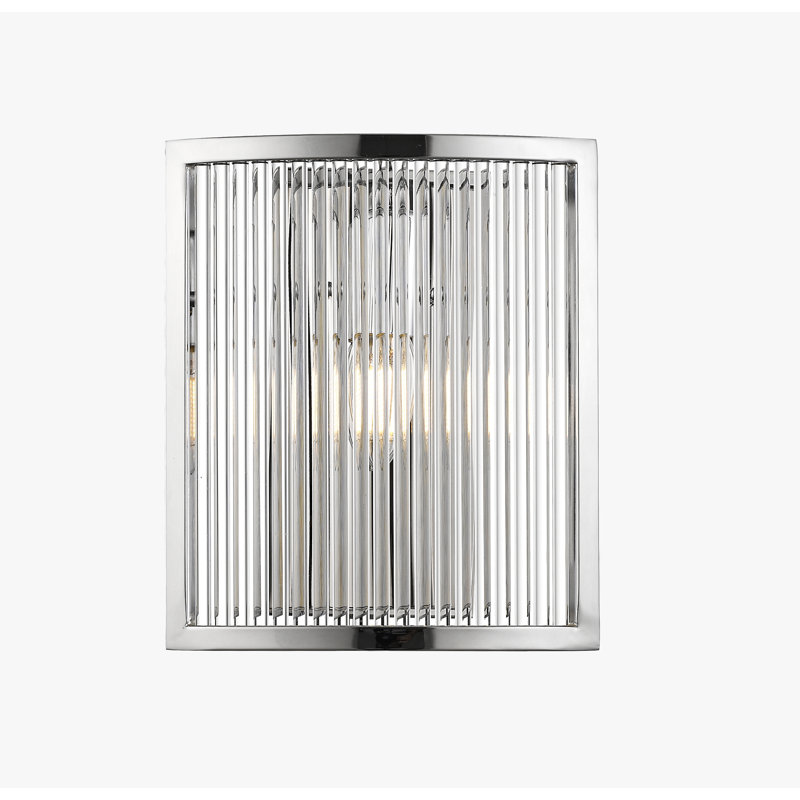 Argan Flush Mounted Sconce, Chrome