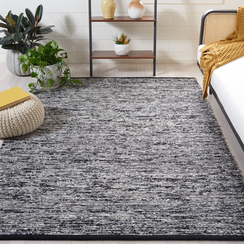 Tapis en laine et coton Jarie, Rectangle 4 pi x 6 pi
