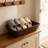 Dark Coffee Color,Two Packs,Rustic Handwoven Storage Basket For Fruits, Bread, Snacks, And Market Display - Durable PP Material, Mold-Resistant For Long-Lasting Use-461023106