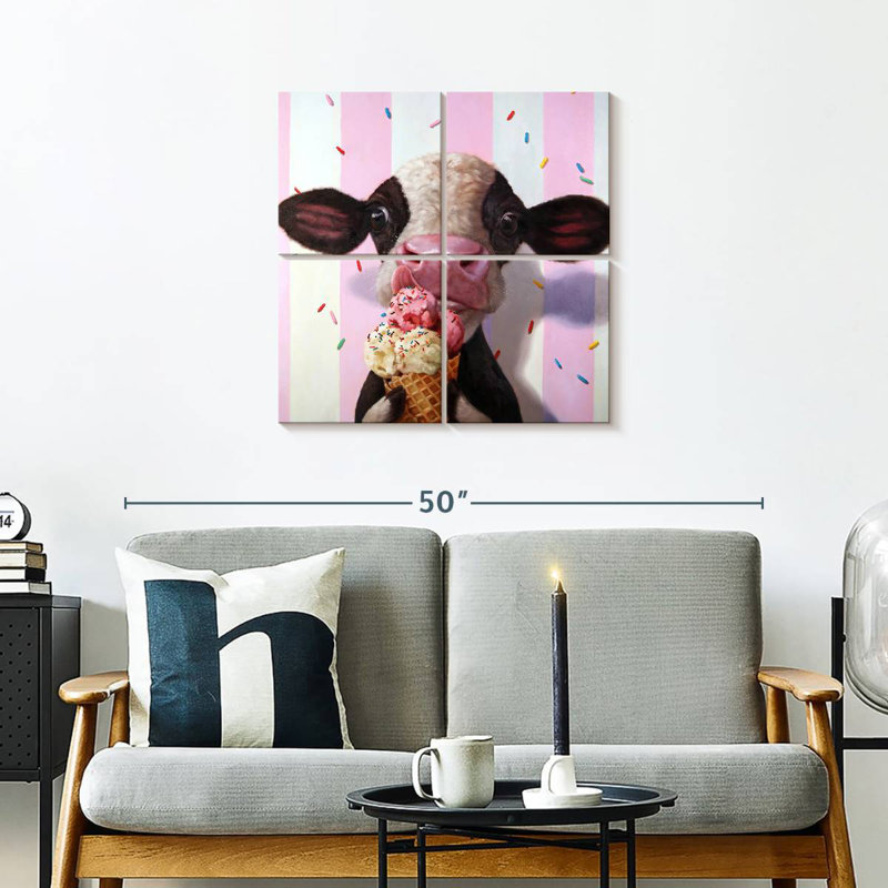 Ketti Mooo-Licious, 26" H x 26" W