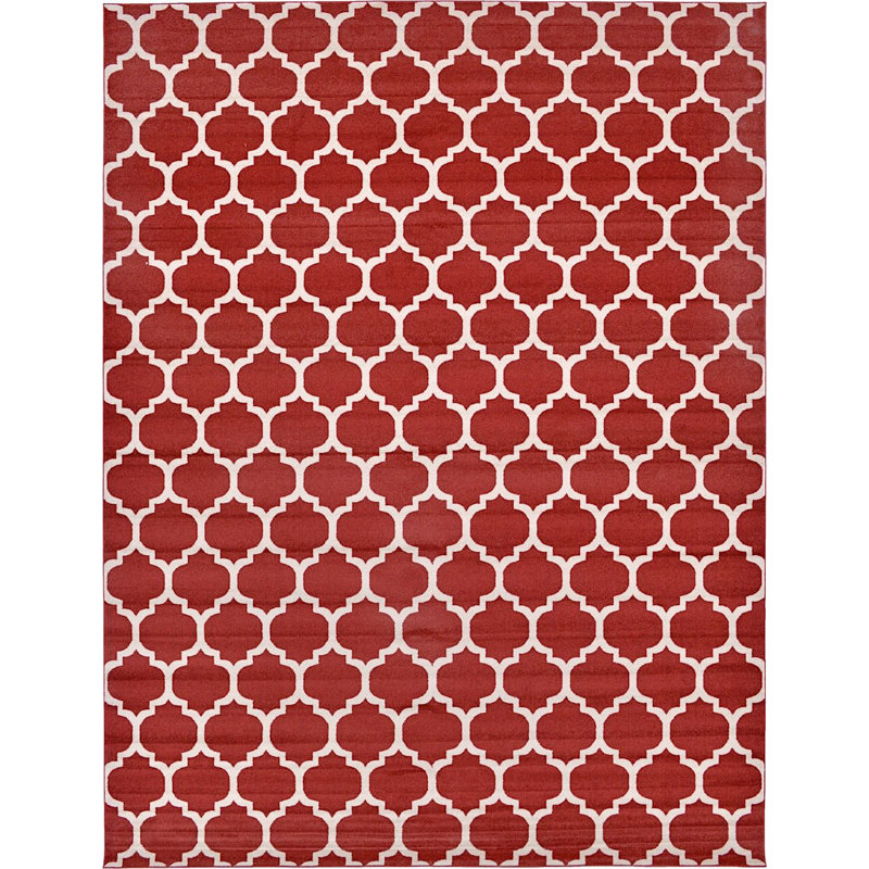 Tapis rouge Cohleen, Rectangle 10 pi 6 po x 16 pi 5 po