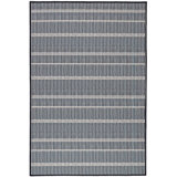 Samson Black Machine Washable Rug