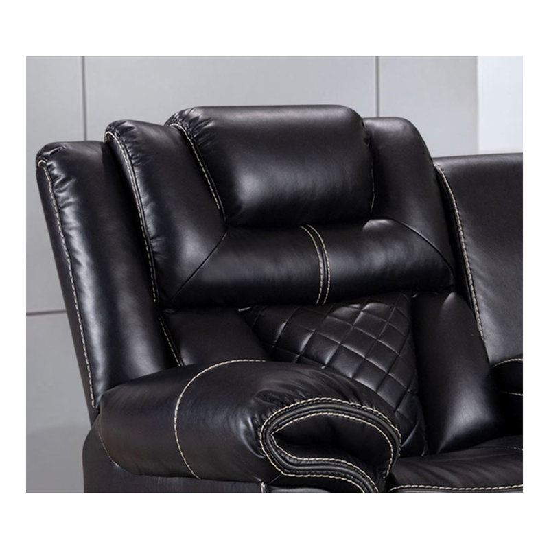 ENCORE NOIR CONCEPTION DOUBLE HAUT-PARLEUR PUISSANCE SANS FIL ET USB, GEL DE CUIR CLAIR