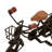 Jaenis Metal Bike Decorative Sculpture with Wood Accents Set-2114546920