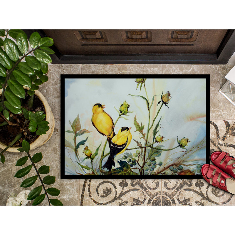 Tuskegee Non-Slip Outdoor Doormat, Rectangle 2' x 3'